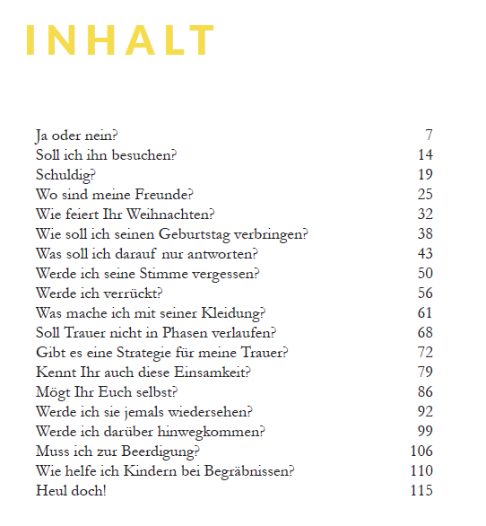 Das Buch "Wenn Trauer spricht" von Kai Sender